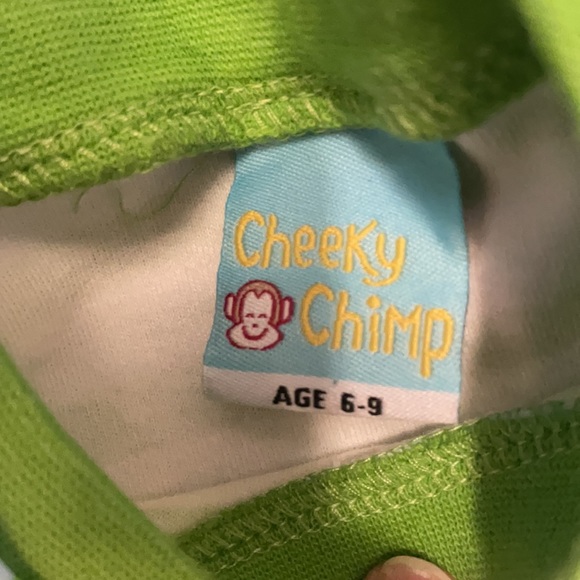 Cheeky Chimp T-shirt. Sz. 6-9 mo. - Picture 2 of 2